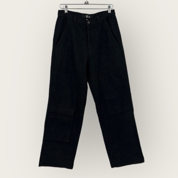 GUESS‎ Jeans Cargo Pants Mens 32 Charcoal Gray Relaxed Straight Leg Vintage 90s - Picture 1 of 15